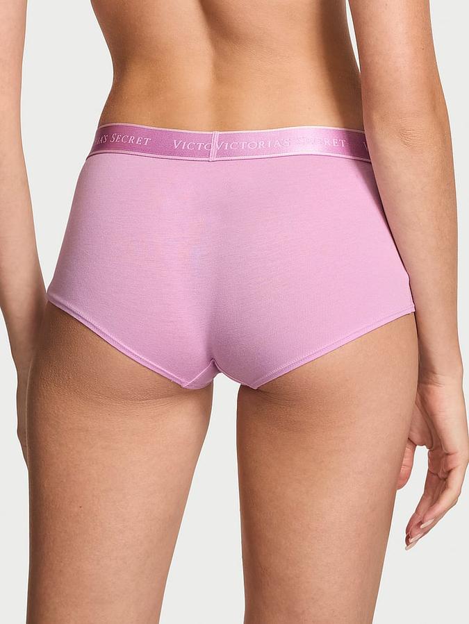 Logo Cotton Boyshort Panty