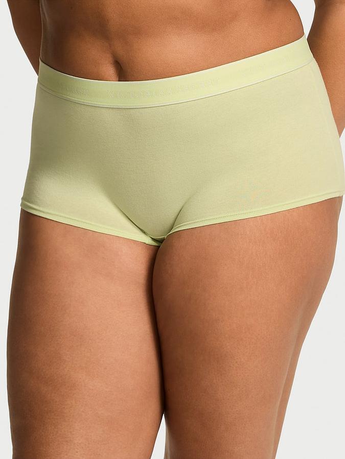 Logo Cotton Boyshort Panty image number 0