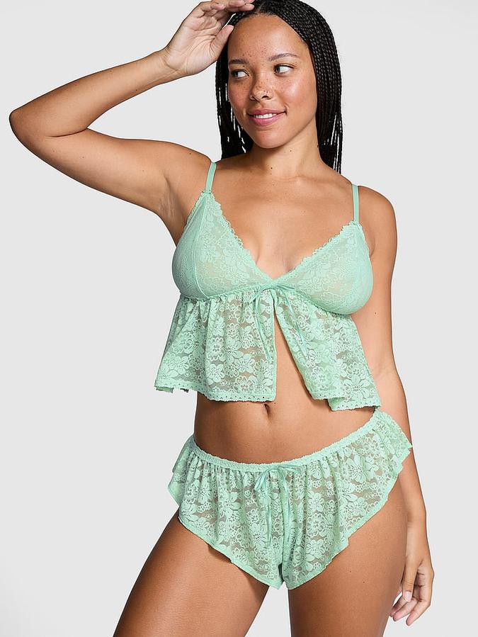 Wink Lace Cami & Flutter Short Set image number 3