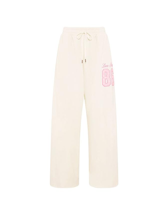 Campus Fleece Wide-Leg Split-Hem Sweatpants image number 2