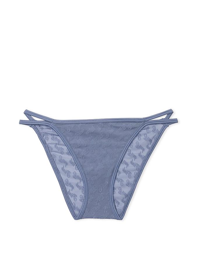 Logo Mesh Strappy Cheeky Panty image number 2