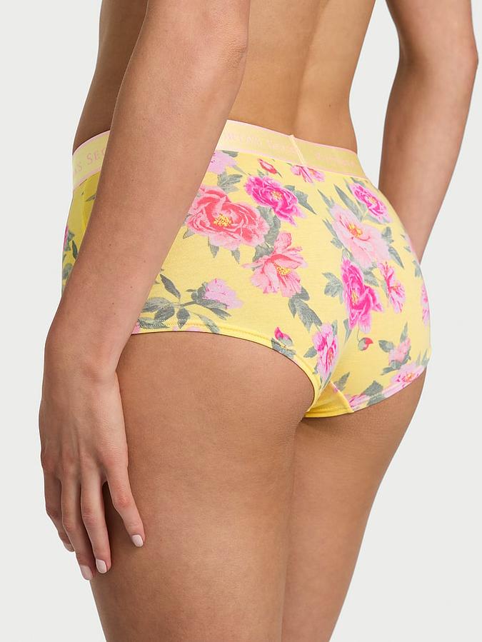 Logo Cotton Boyshort Panty