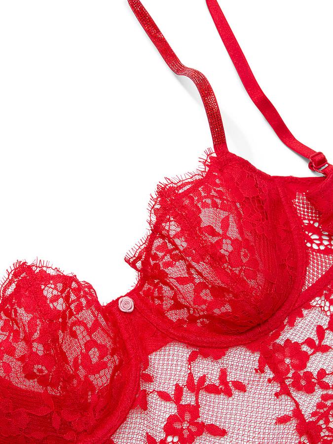Wicked Twinkle Lace Unlined Apron Set image number 2
