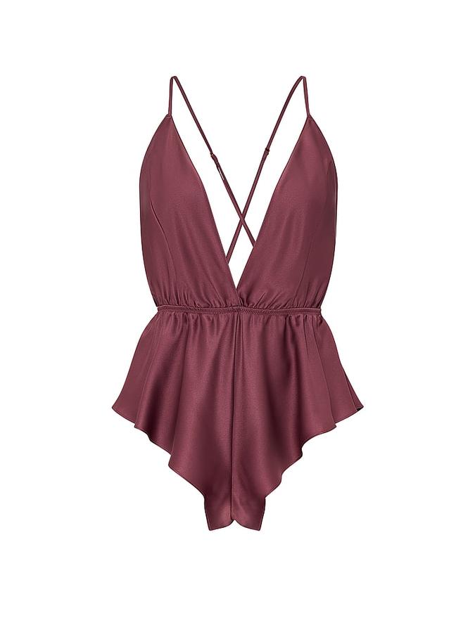 Satin Flutter Romper image number 2
