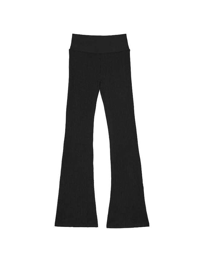 Soft Seamless Cable Flare Leggings image number 2