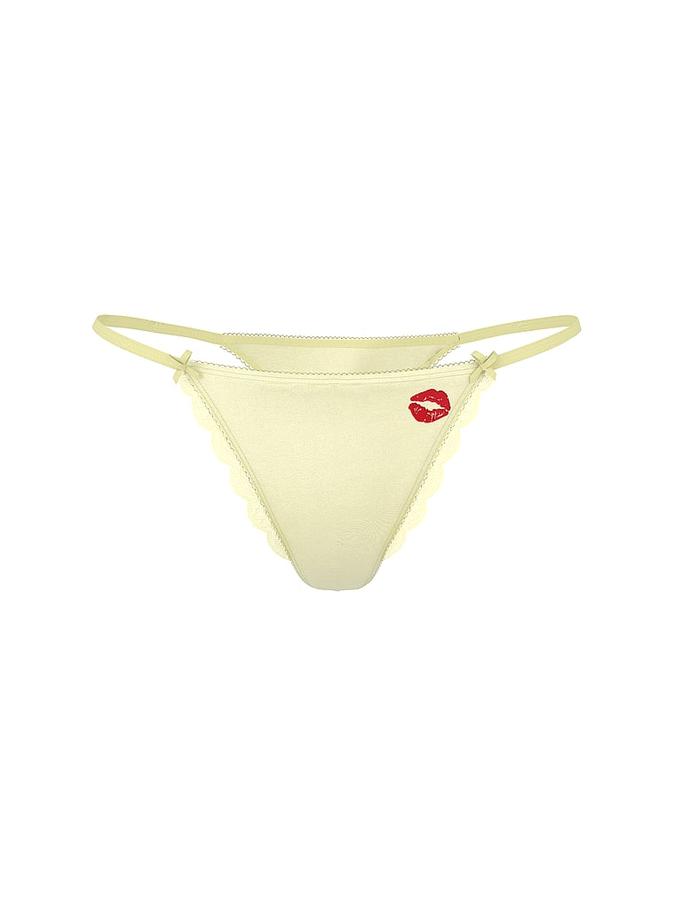 Tease Satin Kiss High-Leg Thong Panty image number 2