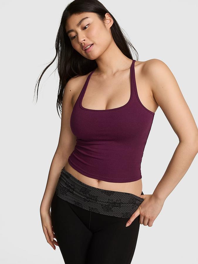 All-Day Cotton Square-Neck Bra Tank