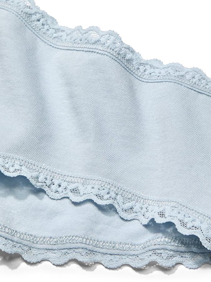 Cotton Lace-Waist Cheeky Panty image number 3