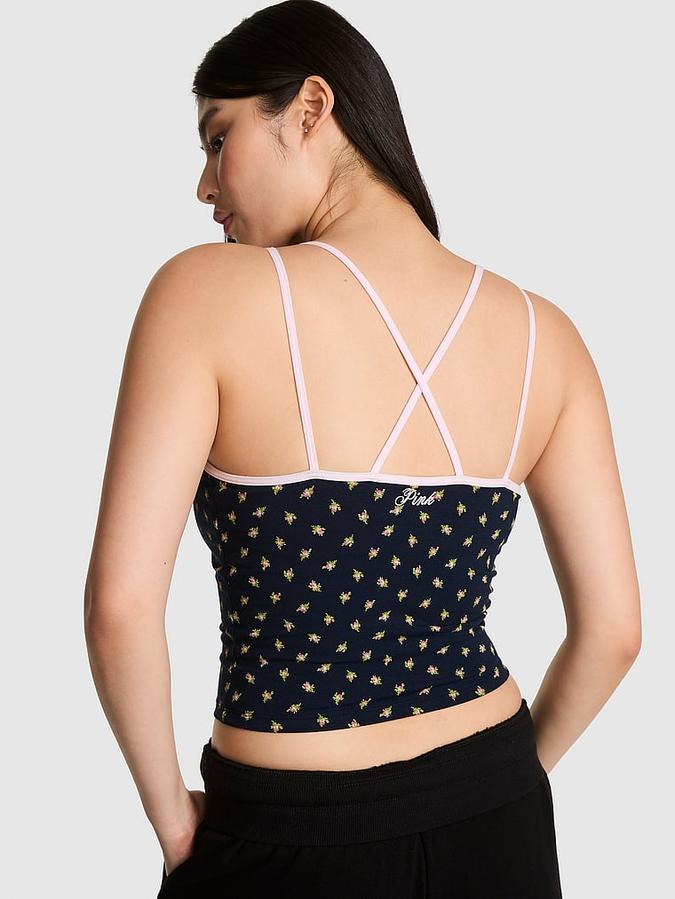 All-Day Cotton Strappy Tank Top
