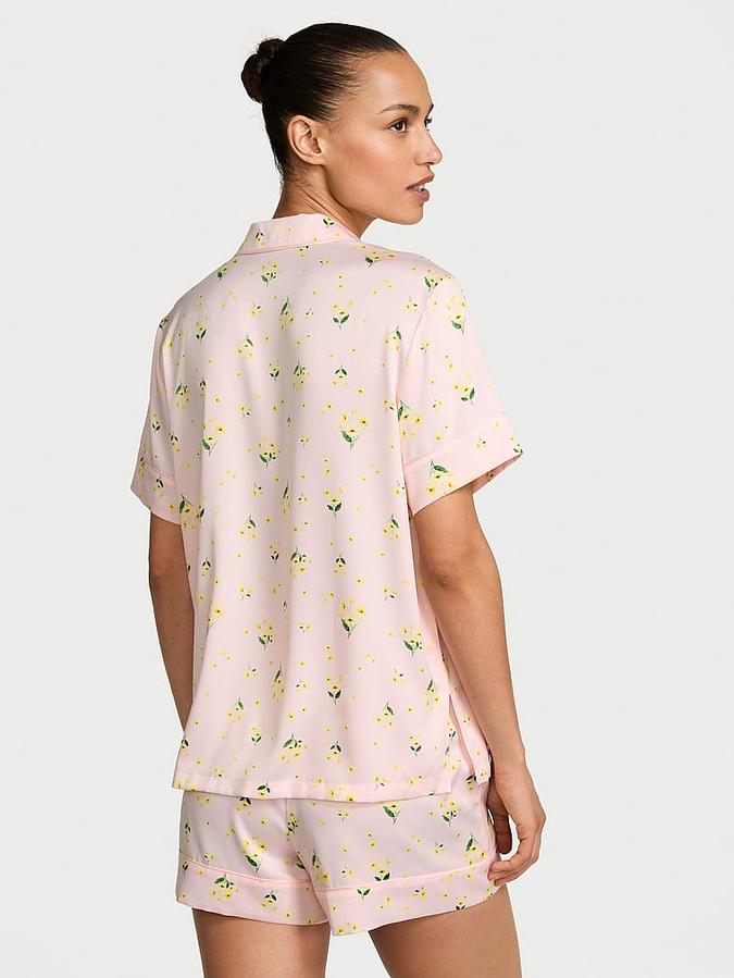 Signature Satin Short Pajama Set