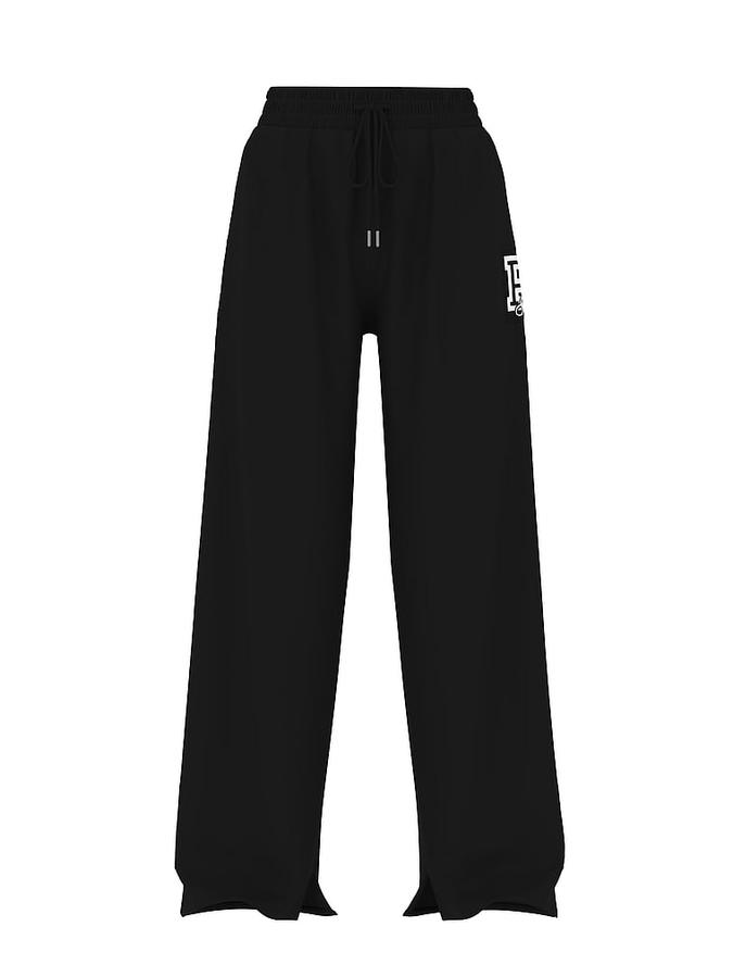 Campus Fleece&trade; Wide-Leg Split-Hem Sweatpants image number 2