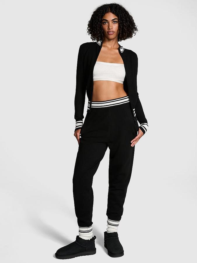 Varsity Knit Jogger Pants image number 1