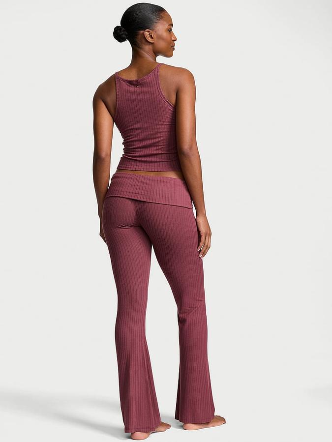 SoSoft&trade; Modal Wide-Rib Tank & Foldover Pants Set