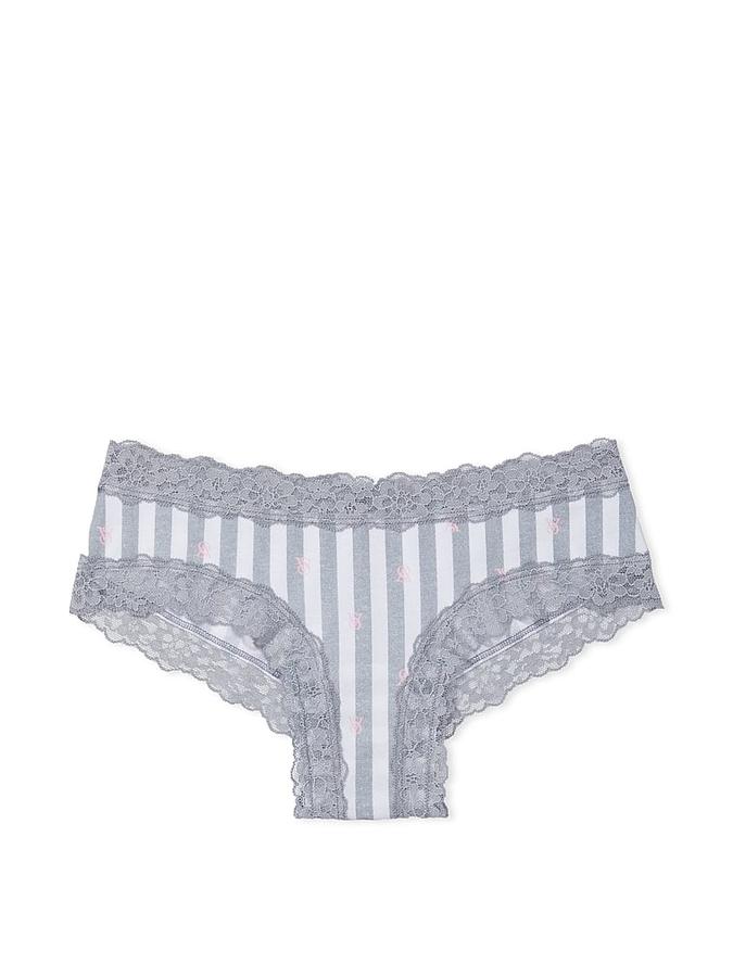 Lace-Waist Cotton Cheeky Panty image number 2