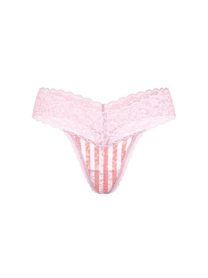 Blossom Lace Thong Panty image number 2