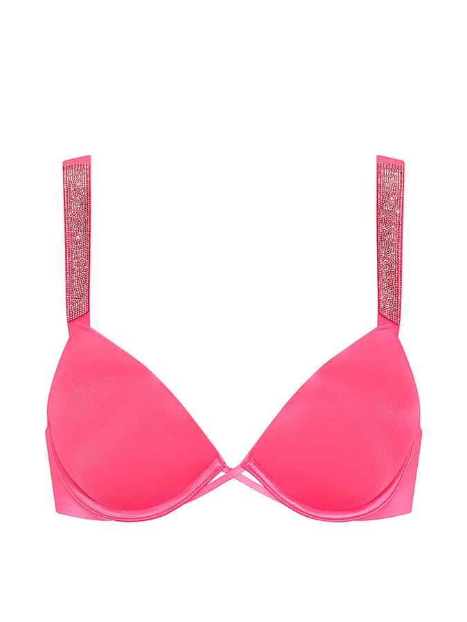 Logo Shine Strap Push-Up Bra image number 2