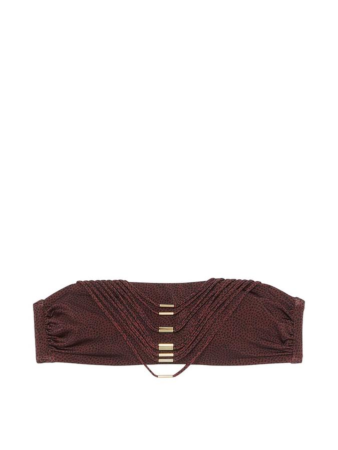 VS Archives Strappy Hardware Bandeau Bikini Top image number 2