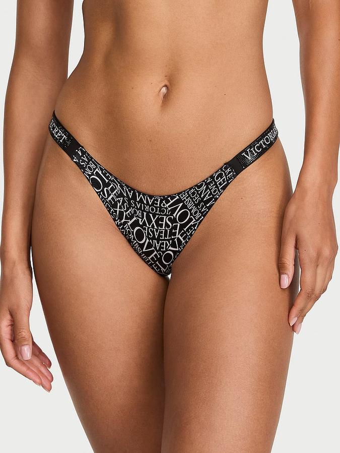 Shine Strap Brazilian Panty