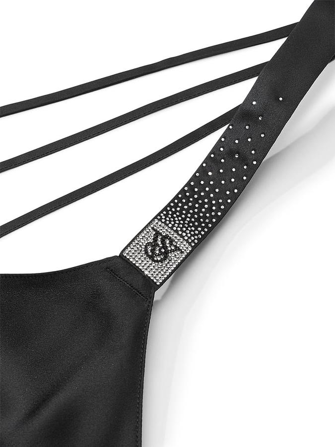 Scattered Shine Strap Satin Strappy-Back Slip image number 3