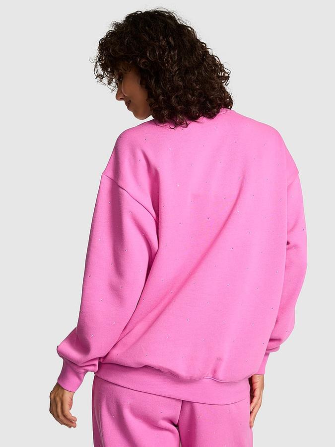 Ivy Fleece Oversized Crew Sweatshirt