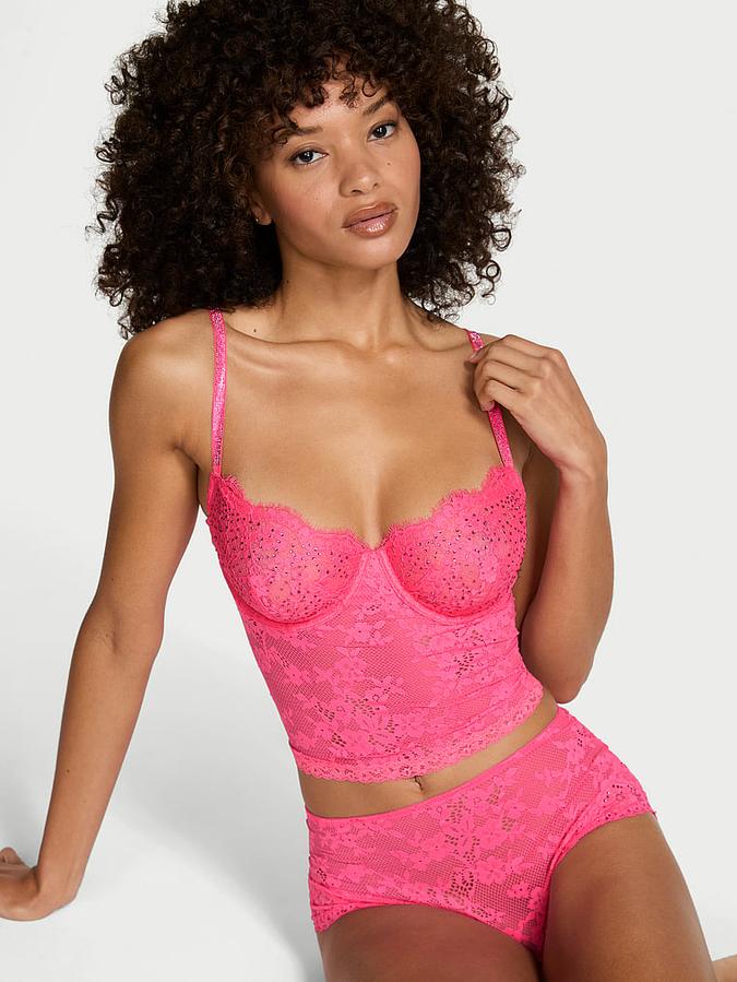 Wicked Twinkle Lace Cami & Shortie Set
