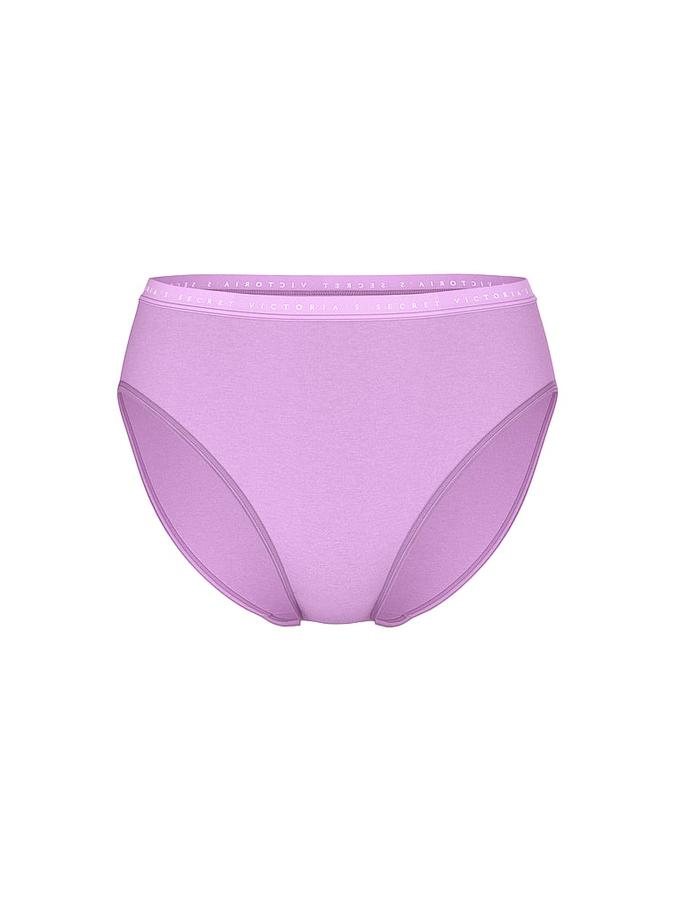Stretch Cotton High-Leg Brief Panty image number 2