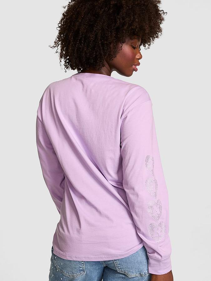 Campus Cotton Long-Sleeve Tee