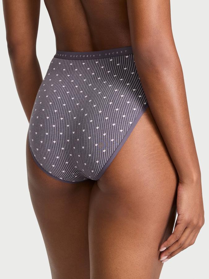 Stretch Cotton High-Leg Brief Panty image number 1