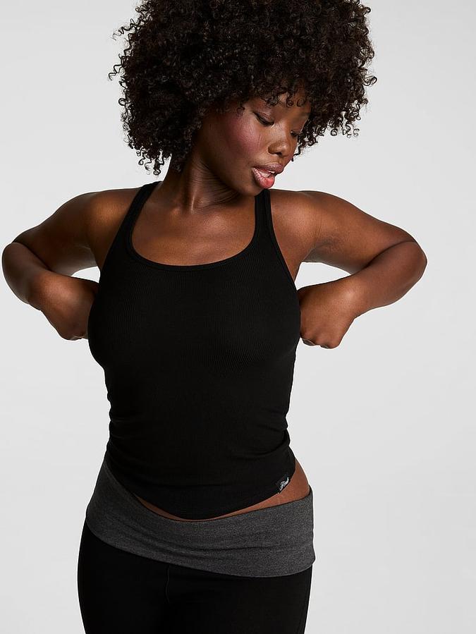 Relaxed Rib Boyfriend Tank Top