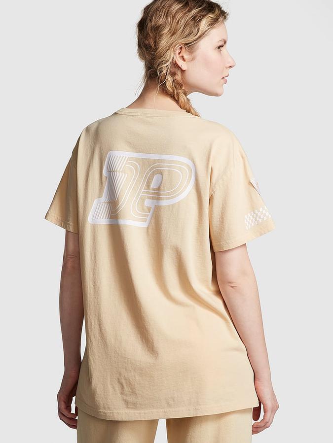 Oversized Short-Sleeve Campus T-Shirt