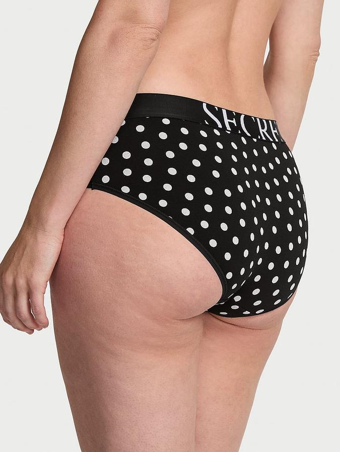 Exploded Logo Cotton Hiphugger Panty