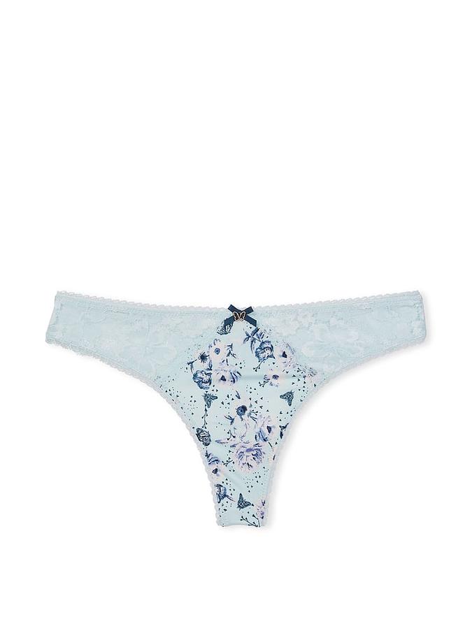 Smooth & Lace Thong Panty image number 2