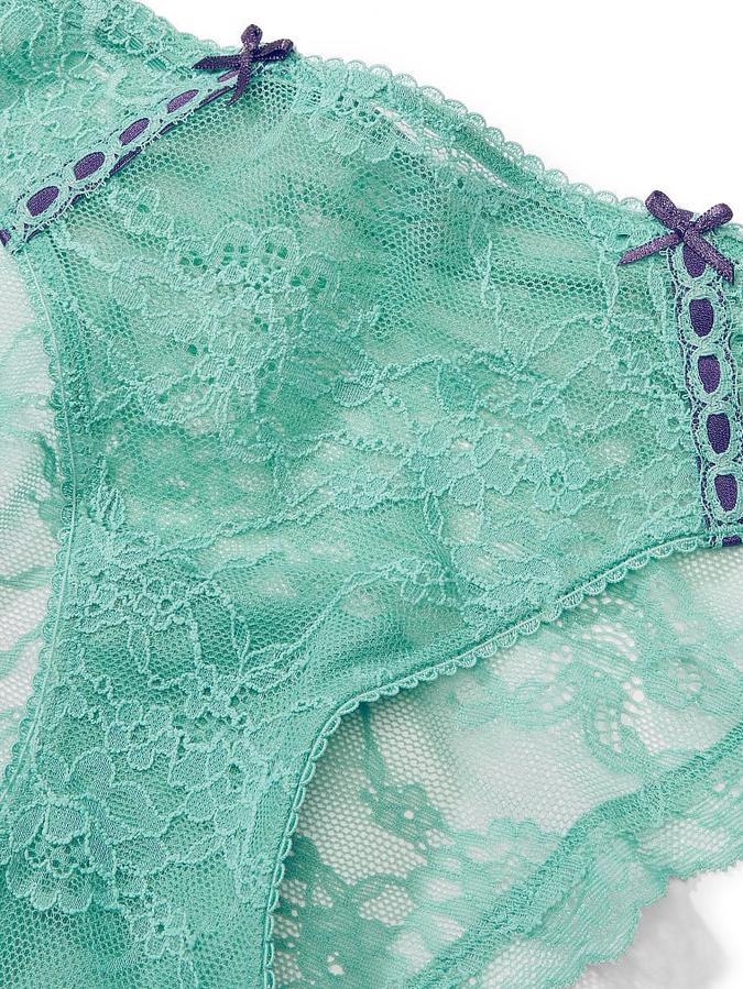 Ribbon Slot Lace Cheekini Panty image number 3