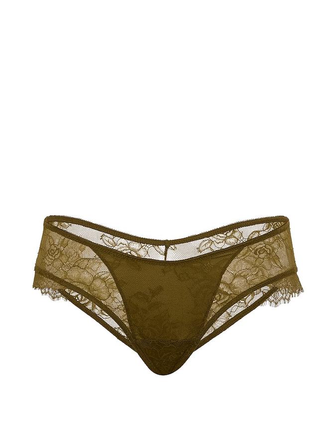 Rose Lace Overlay Cheeky Panty image number 2