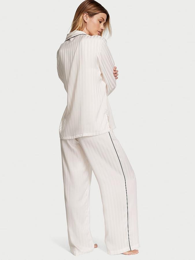 Satin Long Pajama Set image number 1