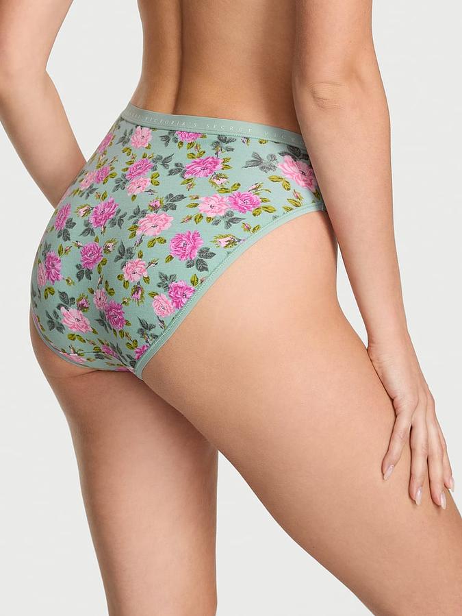 Stretch Cotton High-Leg Brief Panty image number 1