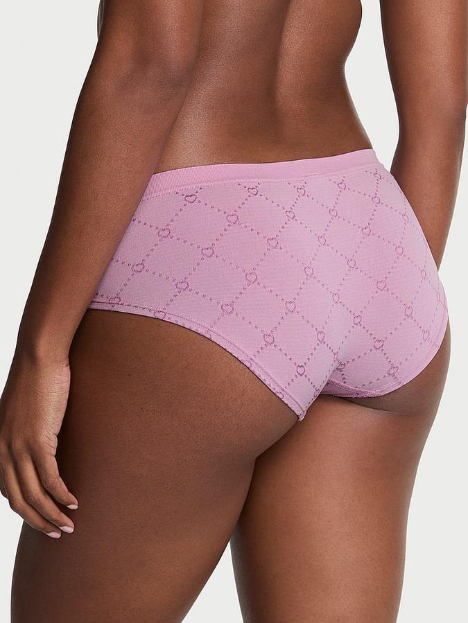 Seamless Quilted Hearts Hiphugger Panty