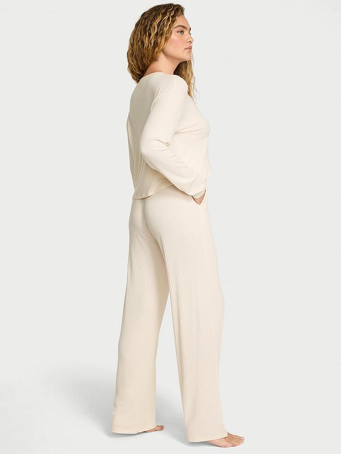 Modal Wide-Rib Long Lounge Set