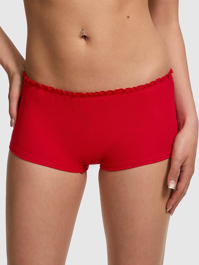 Cotton Back-Tie Boyshort Panty