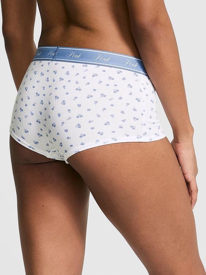 Logo Cotton Shine Boyshort Panty