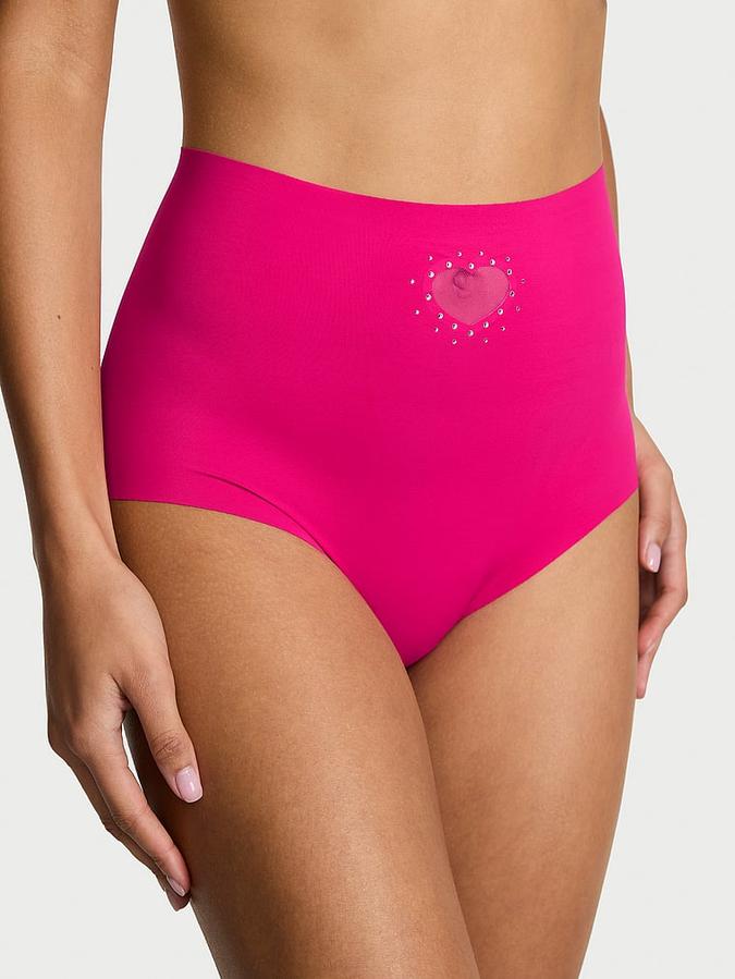 No-Show Heart Cut-Out Modern Brief Panty