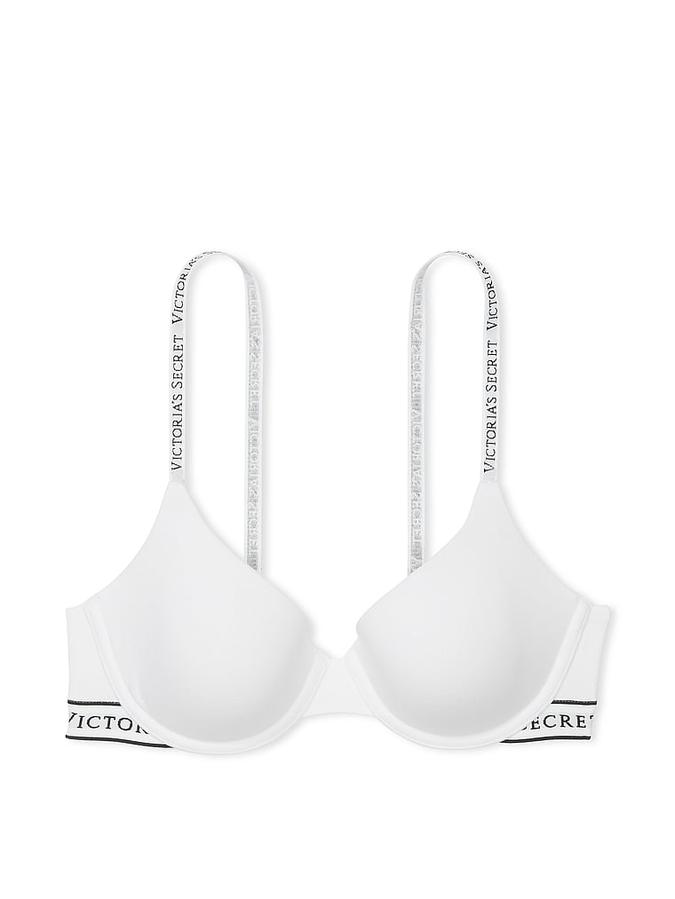 Lightly Lined Cotton Demi Bra image number 2
