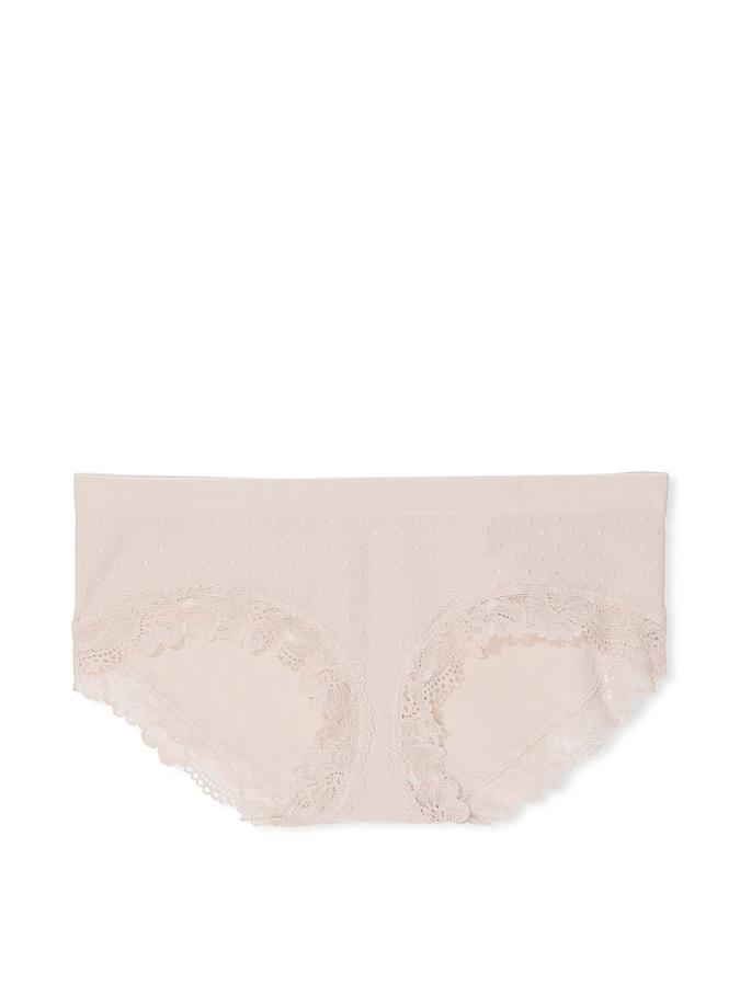 Seamless Lace-Trim Hiphugger Panty image number 2
