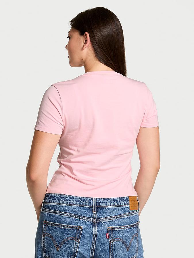 Stretch Cotton Fitted Tee