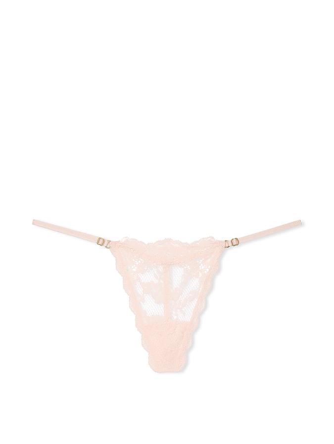 Lace Adjustable V-String Panty image number 0