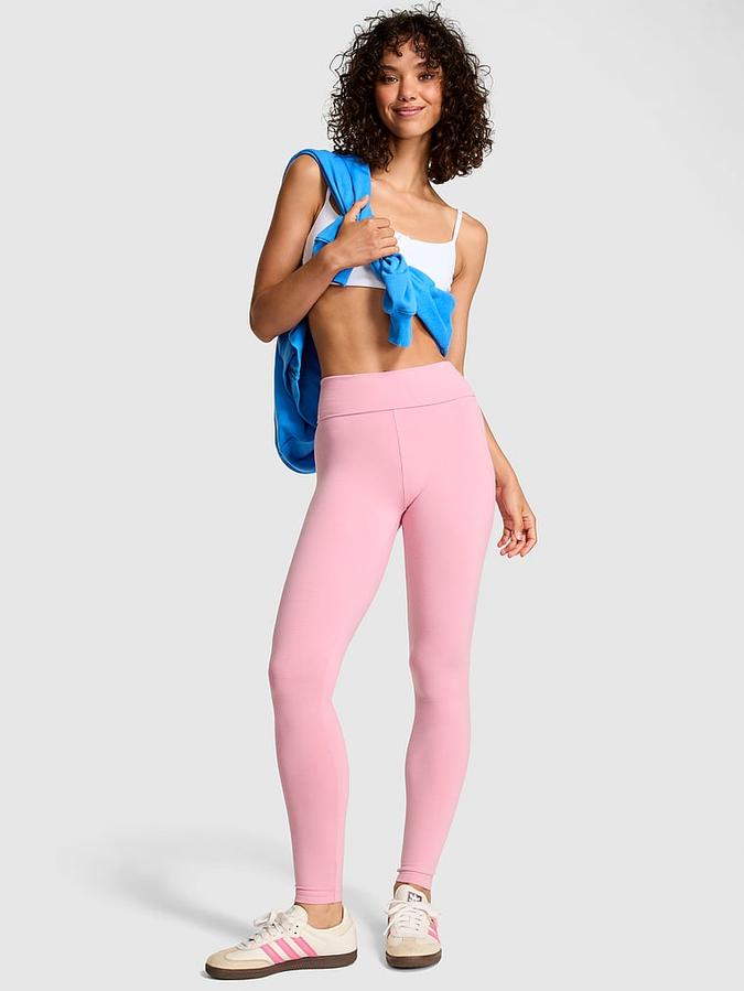 All-Day Cotton Foldover Leggings image number 0
