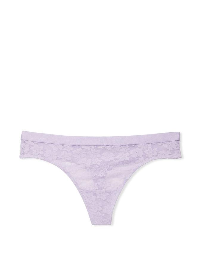 Wear Everywhere Lace Thong Panty image number 1
