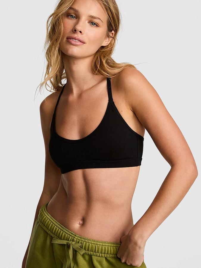 All-Day Cotton&trade; Low-Scoop Racerback Bra