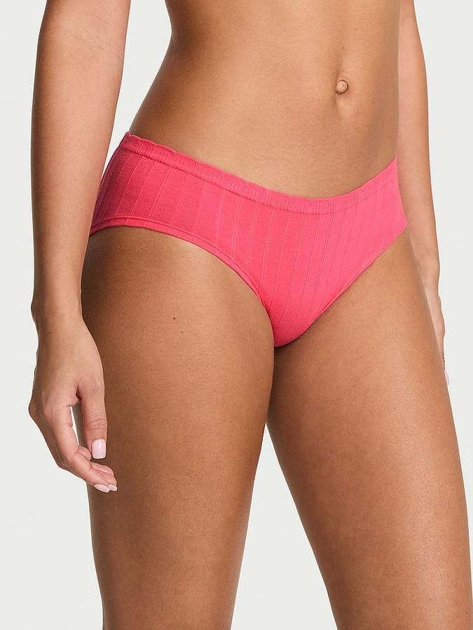 Seamless Cotton Rib Hiphugger Panty