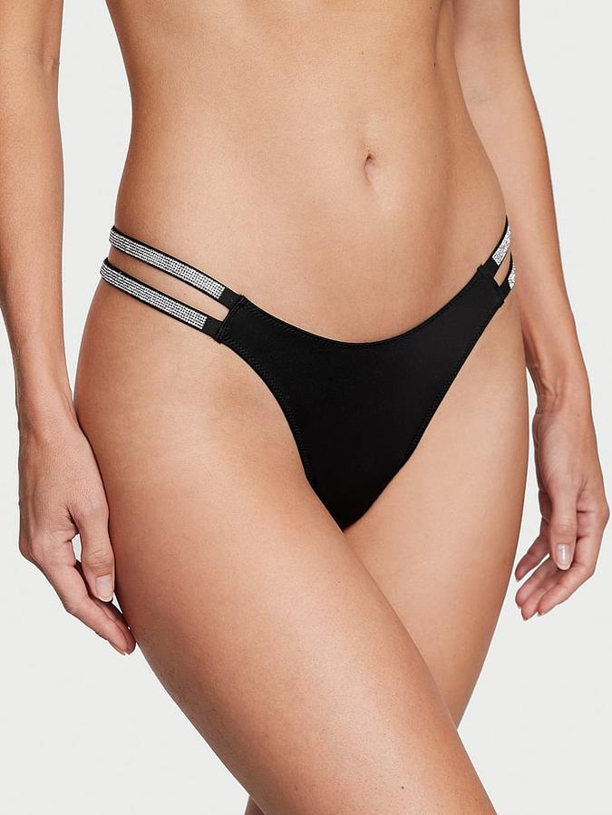 Double Shine Strap Smooth Thong Panty image number 0